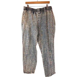 Vintage Weekends Drawstring Jean Pants Size L Unisex Cotton 90's Style